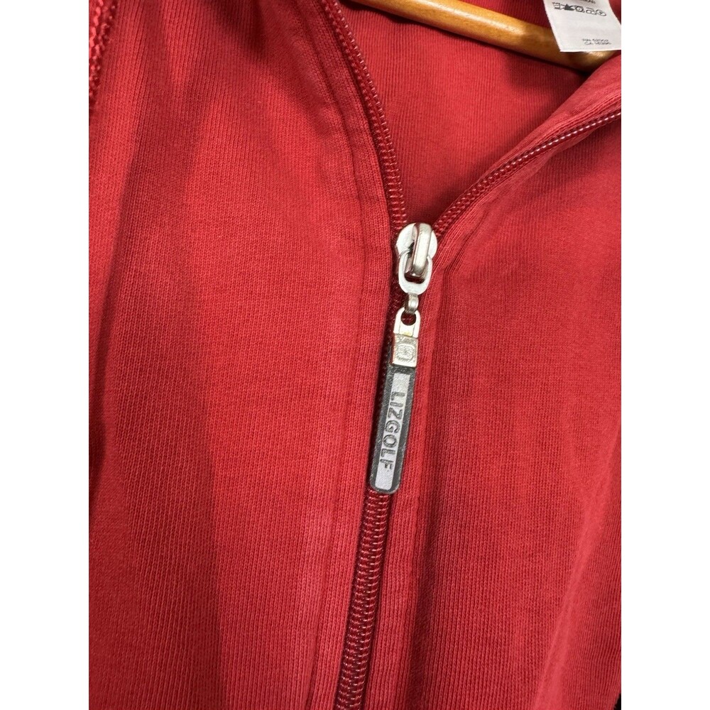 LIZ GOLF Womens Large Full Zip Hoodie Embroidered Golfcore Quiet Luxury - Picture 6 of 12
